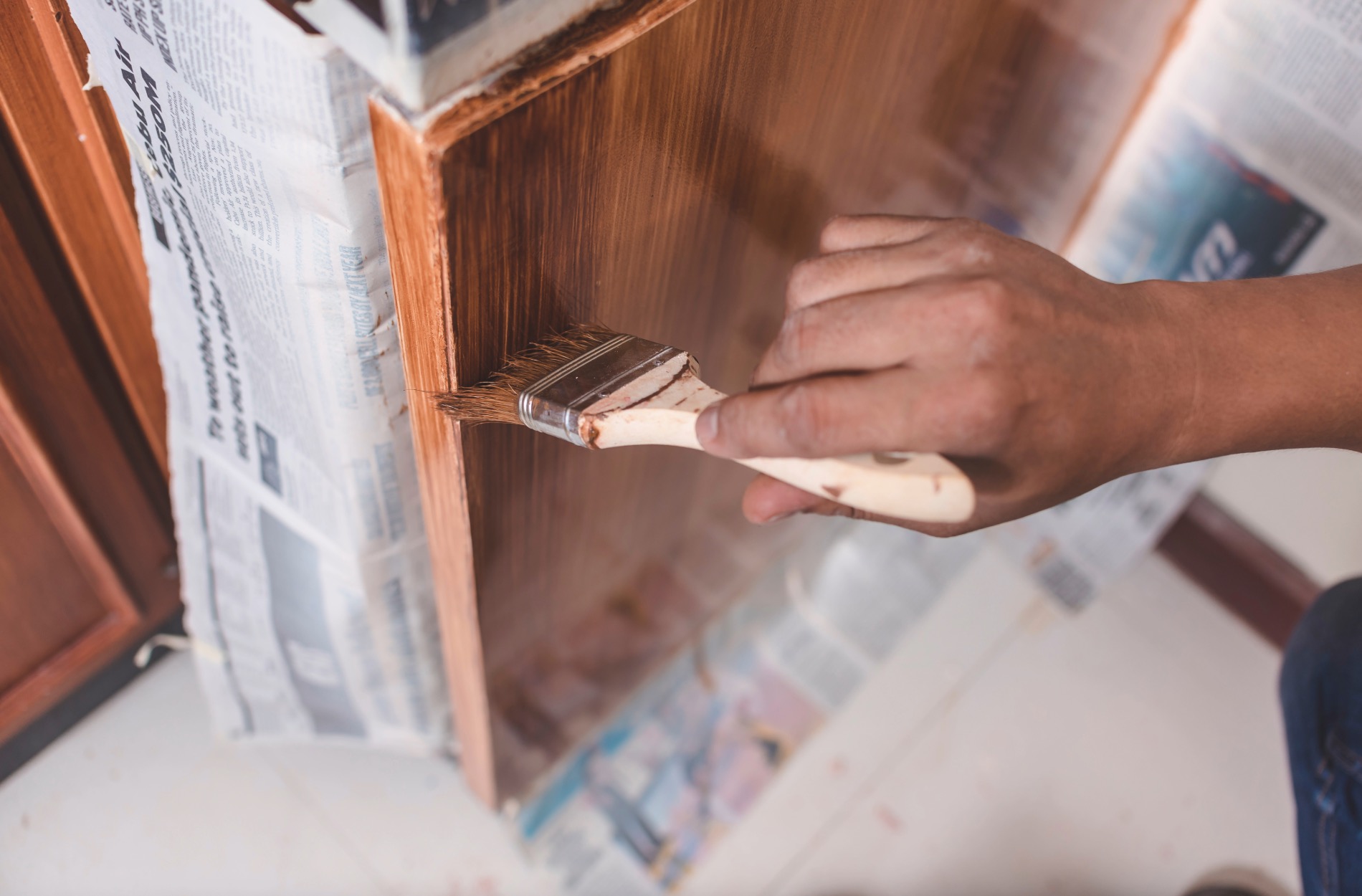 cabinet painting